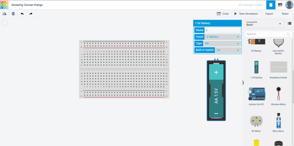 TinkerCAD wirtualne Arduino dla początkujących (i nie tylko) Koło