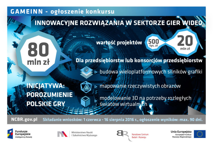 NCBR dofinansuje polski przemysł gier wideo - studiuj Fizykę gier komputerowych i robotów!