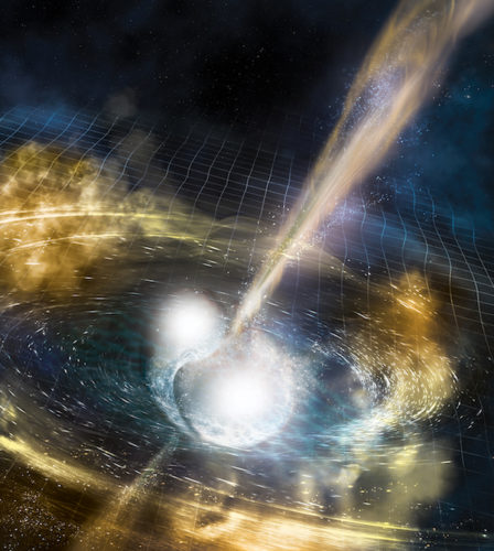 Fale grawitacyjne z układu podwójnego gwiazd neutronowych